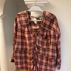 We The Free Rustic Plaid Shirt